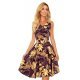 Rochie midi neagra cu flori galbene retro Lona Rochie midi neagra cu flori galbene retro Lona 2 - jojofashion.ro
