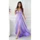 Rochie lunga din satin lila fluida Aleeza 5 - jojofashion.ro