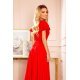 Rochie lunga eleganta rosie fluida Tasha Rochie lunga eleganta rosie fluida Tasha 3 - jojofashion.ro