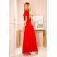 Rochie lunga eleganta rosie fluida Tasha Rochie lunga eleganta rosie fluida Tasha 4 - jojofashion.ro