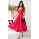 Rochie rosie vaporoasa cu umerii goi Fabiola Rochie rosie vaporoasa cu umerii goi Fabiola 2 - jojofashion.ro