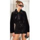 Capa dama din blana eco neagra Emira Capa dama din blana eco neagra Emira 2 - jojofashion.ro