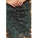 Rochie midi mulata verde din dantela cu maneca lunga Geanina 6 - jojofashion.ro