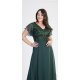 Rochie XXL lunga eleganta cu paiete verzi Elmira Rochie XXL lunga eleganta cu paiete verzi Elmira