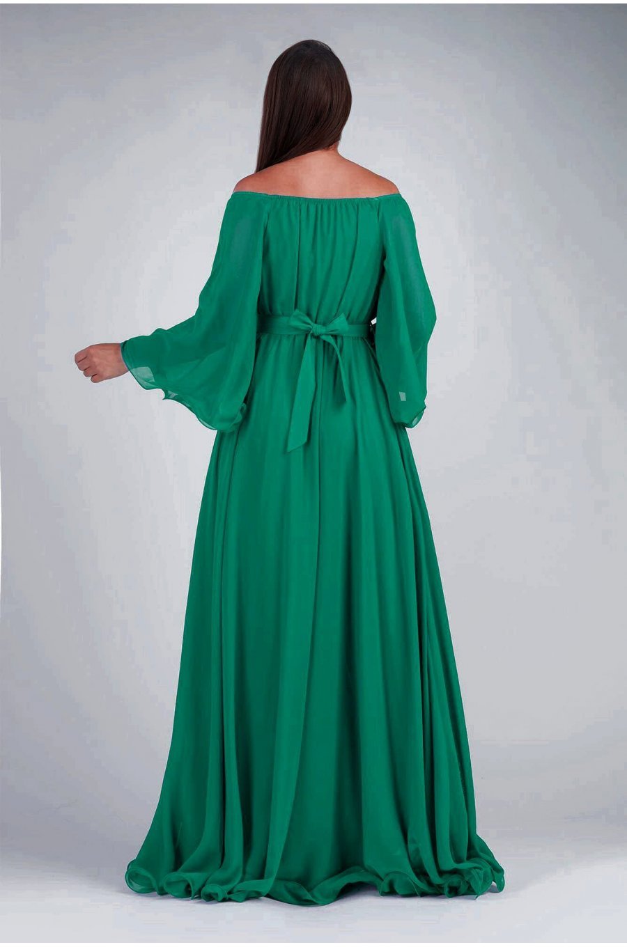 Rochie de ocazie lunga din voal verde turcoaz Cinderella Rochie de ocazie lunga din voal verde turcoaz Cinderella 2 - jojofashion.ro