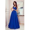 Rochie lunga albastra clasica Cindy