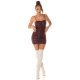 Rochie scurta mulata burgundy Sweetheart Rochie scurta mulata burgundy Sweetheart 4 - jojofashion.ro