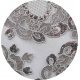 Rochie de cununie eleganta marime mare lunga dantela gri Arianza 3 - jojofashion.ro