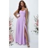 Rochie de ocazie lunga, lila, cu bust tip corset, ValeriaW