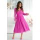 Rochie midi din tul cu glitter bishop evazata cu maneca lunga Petra Rochie midi din tul cu glitter bishop evazata cu maneca lunga Petra 2 - jojofashion.ro