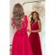 Rochie lunga roz zmeura vaporoasa din tulle si vascoza Andreea Rochie lunga roz zmeura vaporoasa din tulle si vascoza Andreea 3 - jojofashion.ro