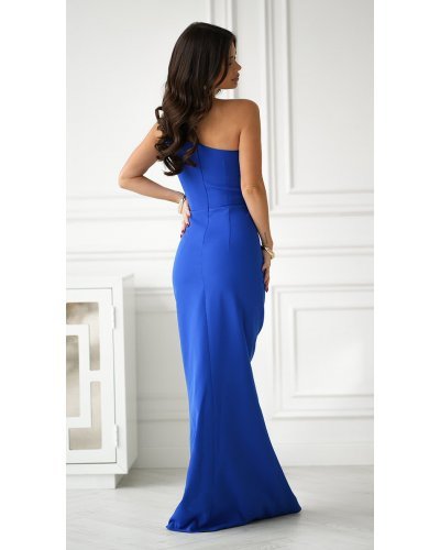 Rochie de ocazie lunga albastra cu paiete pe bust Extravaganza Rochii lungi, Rochie de ocazie lunga albastra cu paiete pe bust Extravaganza - jojofashion.ro