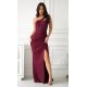 Rochie de ocazie lunga burgundy cu paiete pe bust Extravaganza 5 - jojofashion.ro