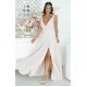 Rochie lunga bej din vascoza Andra Rochie lunga bej din vascoza Andra 3 - jojofashion.ro