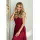 Rochie midi in clos, burgundy, cu umerii goi, vaporoasa, Fabiola 9 - jojofashion.ro