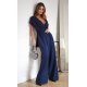 Salopeta eleganta evazata, bleumarin navy, vascoza, Ryoko Salopeta eleganta evazata, bleumarin navy, vascoza, Ryoko 3 - jojofashion.ro
