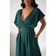 Salopeta eleganta evazata, vascoza verde, Ryoko Salopeta eleganta evazata, vascoza verde, Ryoko 6 - jojofashion.ro