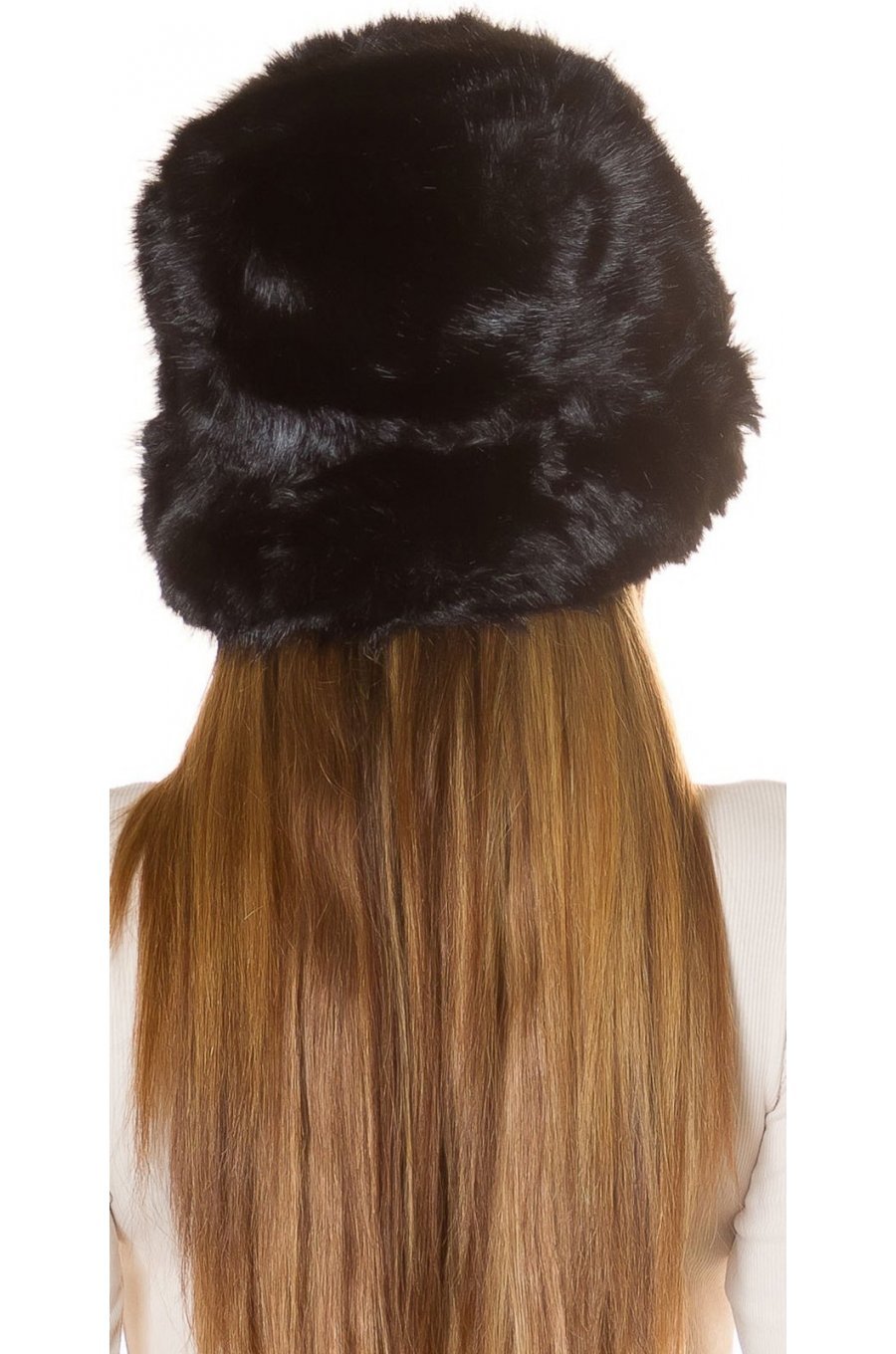 Caciula de blana, neagra, trendy, Skadi Caciula de blana, neagra, trendy, Skadi 4 - jojofashion.ro