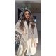 Palton dama de iarna midi, imitatie blana, alb, TeddyBear Palton dama de iarna midi, imitatie blana, alb, TeddyBear 3 - jojofashion.ro