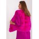 Vesta dama midi, din blana eco, roz fucsia, asimetrica, Odette 4 - jojofashion.ro