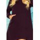 Hanorac dama elegant negru din bumbac Amelia Hanorac dama elegant negru din bumbac Amelia 6 - jojofashion.ro