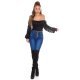 Crop top dama dantela neagra cu umeri goi Diana Crop top dama dantela neagra cu umeri goi Diana 7 - jojofashion.ro