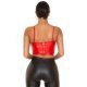 Top dama rosu cu aspect lucios Rotterdam Top dama rosu cu aspect lucios Rotterdam 4 - jojofashion.ro
