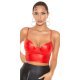 Top dama rosu cu aspect lucios Rotterdam Top dama rosu cu aspect lucios Rotterdam 5 - jojofashion.ro
