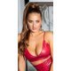 Top tip bustiera burgundy WetLook Freira Top tip bustiera burgundy WetLook Freira 2 - jojofashion.ro