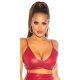 Top tip bustiera burgundy WetLook Freira Top tip bustiera burgundy WetLook Freira 3 - jojofashion.ro