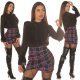 Bluza dama, neagra, cu volane pe bust si maneca lunga, Azucena 5 - jojofashion.ro
