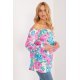 Bluza dama casual lejera bleu cu flori Castalia Bluza dama casual lejera bleu cu flori Castalia 4 - jojofashion.ro