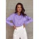 Camasa dama crop, lila, cu maneca lunga, Nora Camasa dama crop, lila, cu maneca lunga, Nora 2 - jojofashion.ro