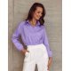 Camasa dama crop, lila, cu maneca lunga, Nora Camasa dama crop, lila, cu maneca lunga, Nora 4 - jojofashion.ro