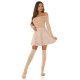 Bluza dama cu umerii goi vascoza bej Vallak Bluza dama cu umerii goi vascoza bej Vallak 4 - jojofashion.ro
