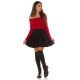 Bluza dama cu umerii goi vascoza burgundy Vallak Bluza dama cu umerii goi vascoza burgundy Vallak 4 - jojofashion.ro