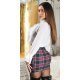 Bluza dama, alba, cu volane pe bust si maneca lunga, Azucena 4 - jojofashion.ro