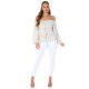 Bluza dama bej eleganta tip corset Chloe Bluza dama bej eleganta tip corset Chloe 4 - jojofashion.ro
