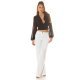 Bluza dama crop, neagra, vaporoasa, cu maneca lunga, Rosalinde 7 - jojofashion.ro