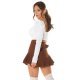 Bluza dama crop stil corset, alba, cu maneca lunga, Josephine Bluza dama crop stil corset, alba, cu maneca lunga, Josephine 3 - jojofashion.ro