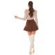 Bluza dama crop stil corset, bej, cu maneca lunga, Josephine Bluza dama crop stil corset, bej, cu maneca lunga, Josephine 5 - jojofashion.ro