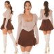 Bluza dama crop stil corset, bej, cu maneca lunga, Josephine Bluza dama crop stil corset, bej, cu maneca lunga, Josephine 7 - jojofashion.ro