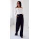 Bluza dama cu floare, din satin, alba, cu umerii goi si maneca lunga, RosieR Bluza dama cu floare, din satin, alba, cu umerii goi si maneca lunga, RosieR 4 - jojofashion.ro