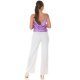 Bluza dama eleganta, din satin lila, Veronika Bluza dama eleganta, din satin lila, Veronika 6 - jojofashion.ro
