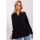 Bluza dama eleganta, din vascoza, neagra, vaporoasa, cu maneca lunga, Summers 2 - jojofashion.ro