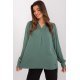 Bluza dama eleganta, din vascoza, verde light, vaporoasa, cu maneca lunga, Summers 2 - jojofashion.ro