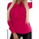 Bluza dama eleganta, vascoza roz fucsia, cu maneca lunga, Ivana Bluza dama eleganta, vascoza roz fucsia, cu maneca lunga, Ivana 6 - jojofashion.ro