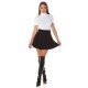 Bluza dama maleta cu maneci scurte vascoza alba Basic Bluza dama maleta cu maneci scurte vascoza alba Basic 4 - jojofashion.ro