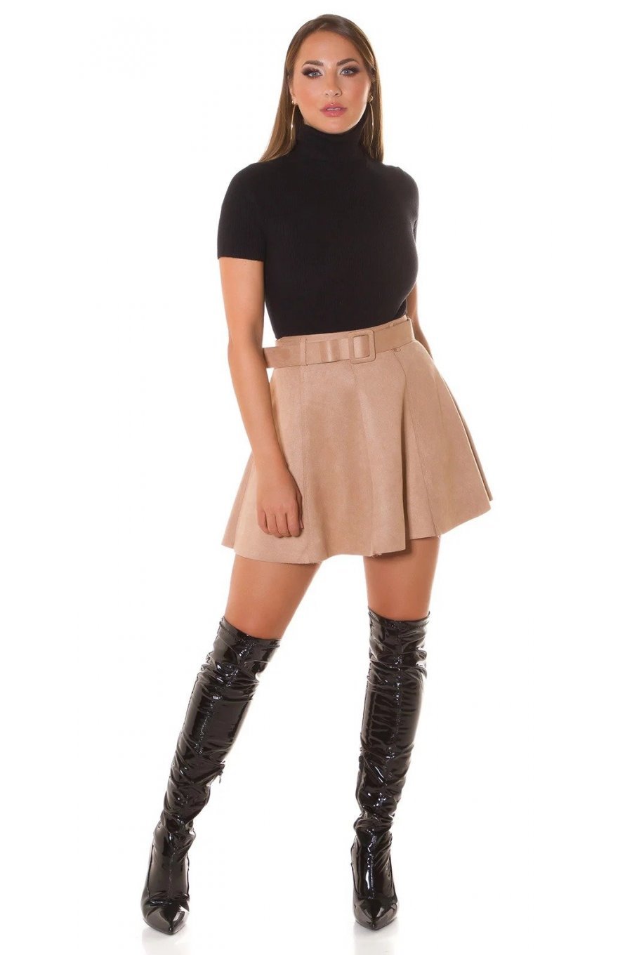 Bluza dama maleta cu maneci scurte vascoza neagra Basic Bluza dama maleta cu maneci scurte vascoza neagra Basic 3 - jojofashion.ro