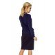 Bluza dama eleganta, vascoza, bleumarin navy, cu maneca lunga,Ivana 3 - jojofashion.ro